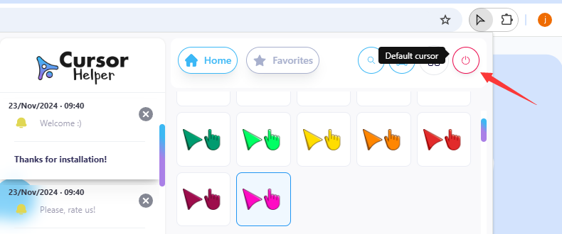 Cursor Helper