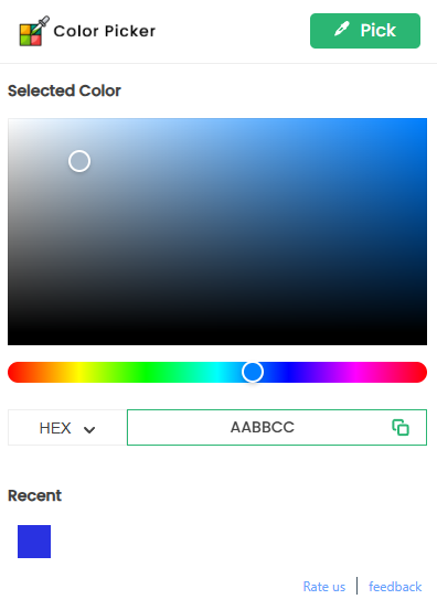 Color Picker for Chrome