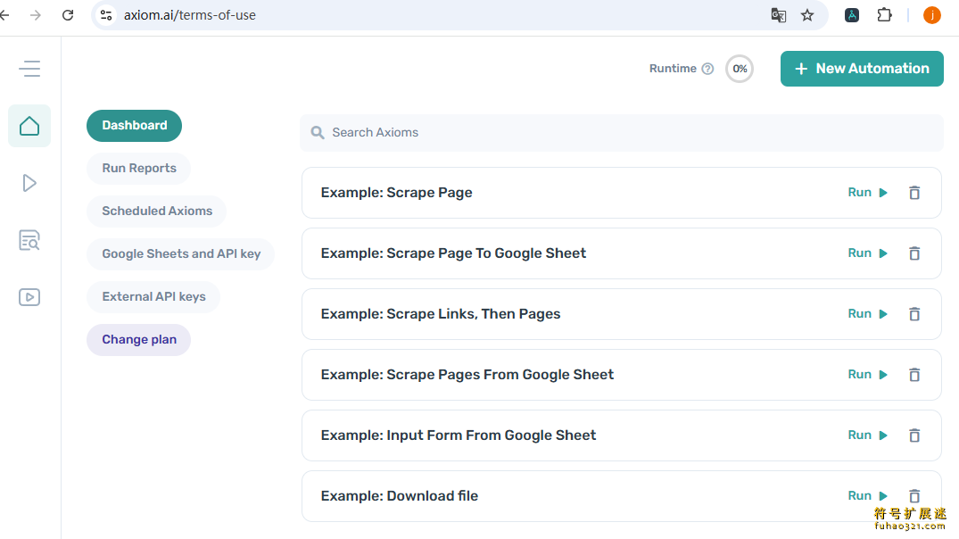 Axiom Browser Automation