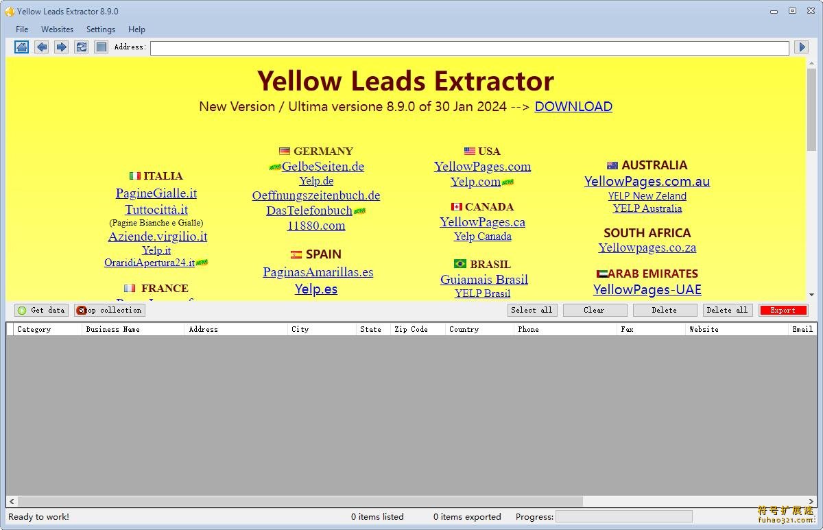Yellow Leads Extractor