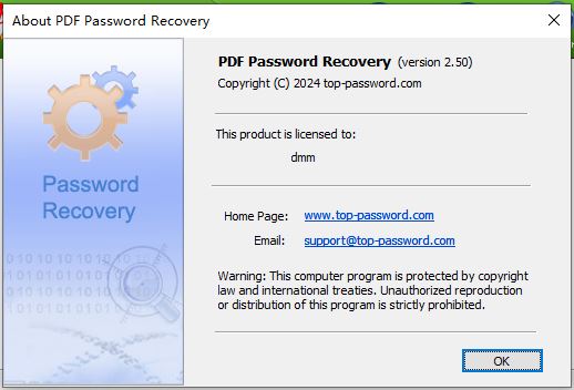 Top Password PDF Password Recovery