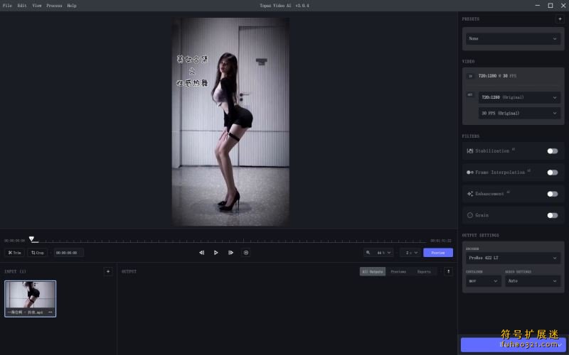 Topaz Video AI 绿色版
