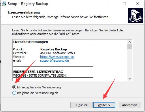 Registry Backup