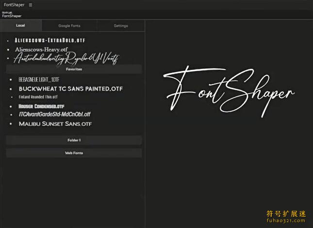 FontShaper