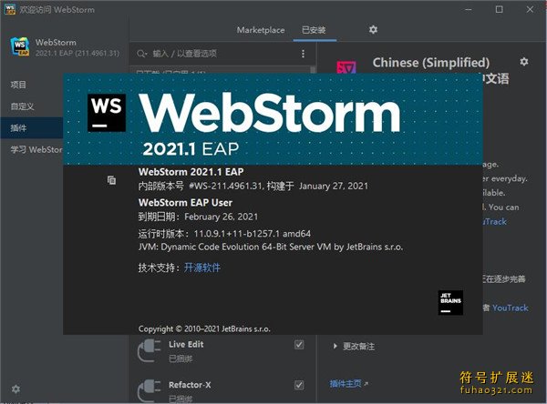 JetBrains WebStorm 2021